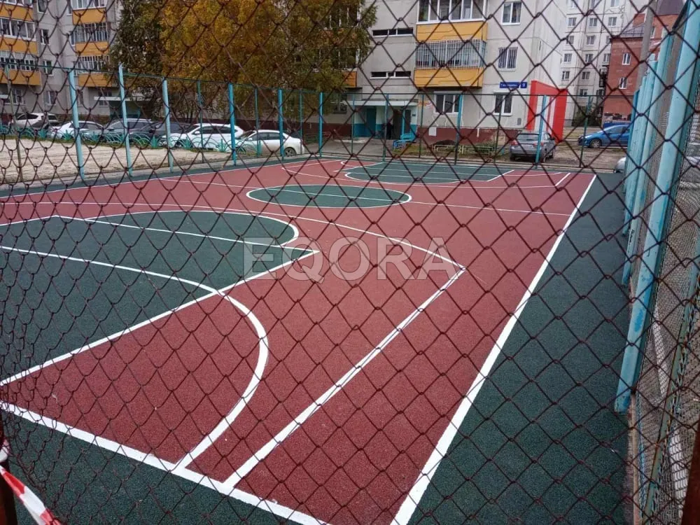 Резиновые покрытия из крошки для спортивных площадок в Наро-Фоминске