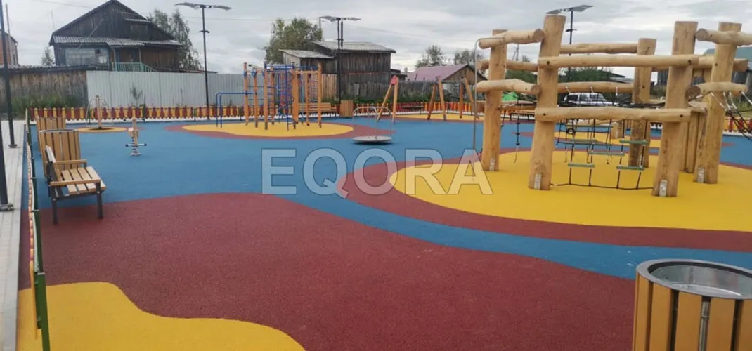 Варианты покрытия для детских площадок на улице в Наро-Фоминске