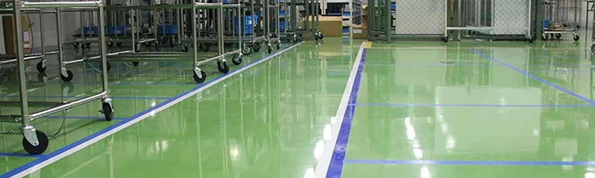 Антистатический заливной пол