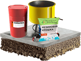 Фото Установка резинового покрытия: Доставка оборудования и материалов.